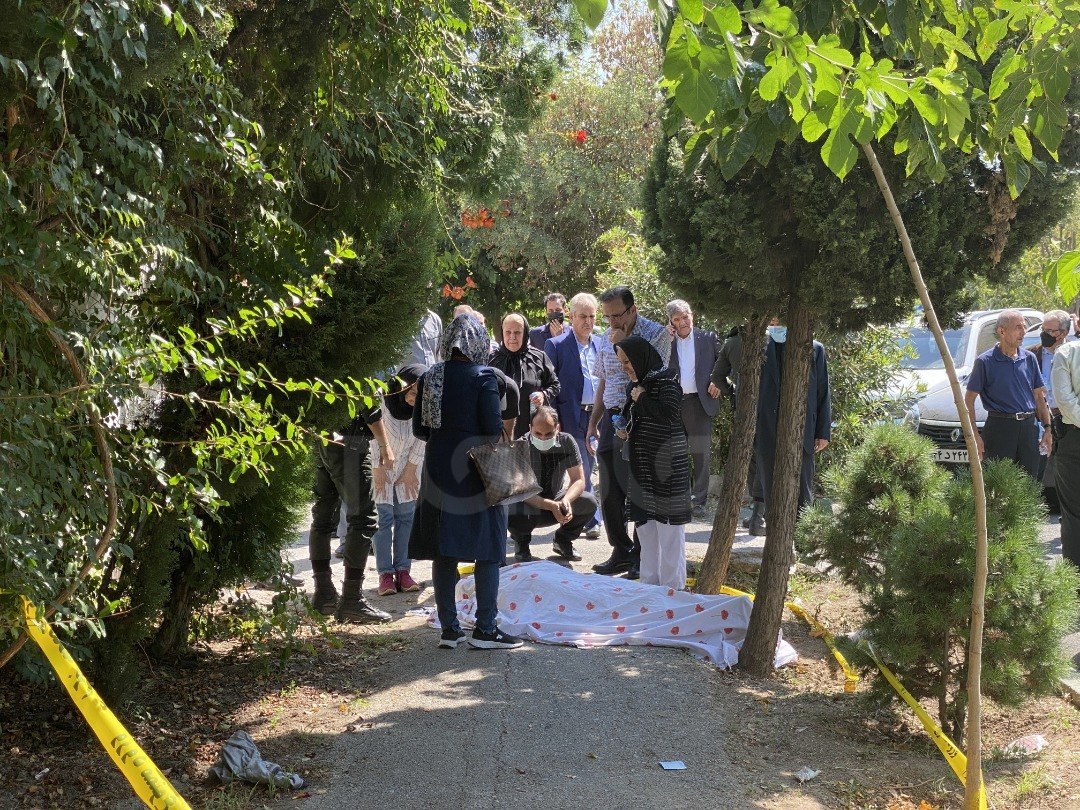 تصویری از محل قتل یک مقام سابق در تهران 