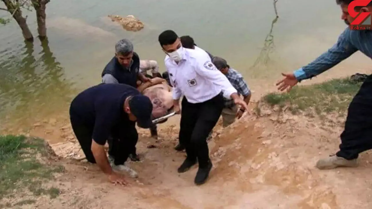 عکسی از جسد یک مرد بعد از ۲۳ روز در دریاچه زریبار