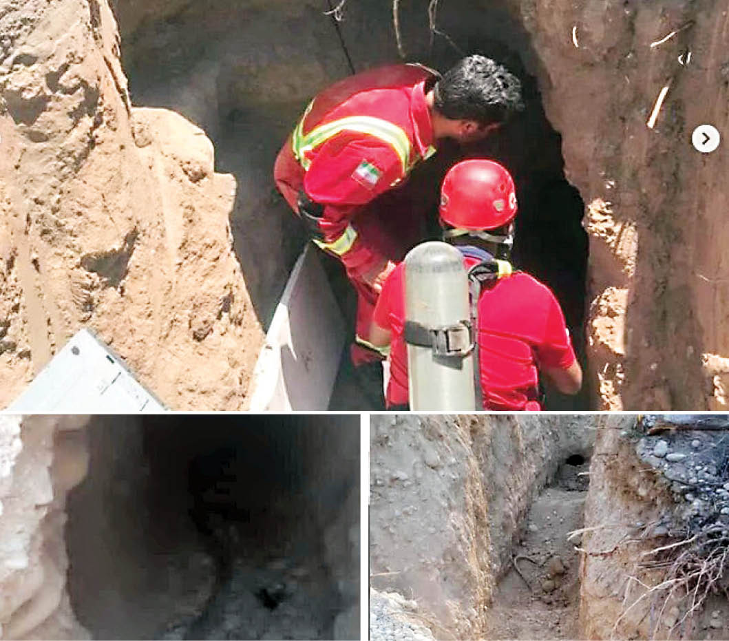مرگ 2 سارق در تونل مخفی