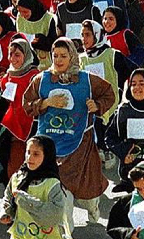 عکسی عجیب از یک مسابقه دو زنانه که پربازدید شد