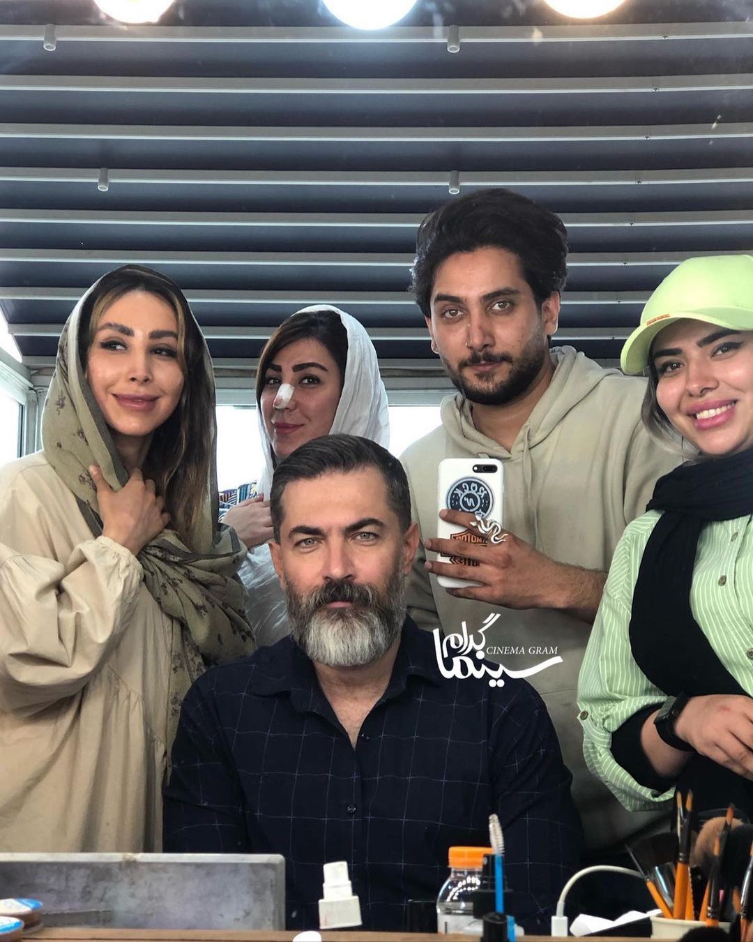ابهت «بهمن خان» در پشت صحنه سریال یاغی 