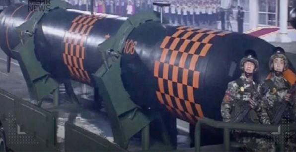 رونمایی کره‌ شمالی از سلاح نظامی با قابلیت اتمی