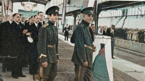 برای اولین بار، انتشار ۱۰ عکس رنگی از محمدرضا پهلوی و رفقا