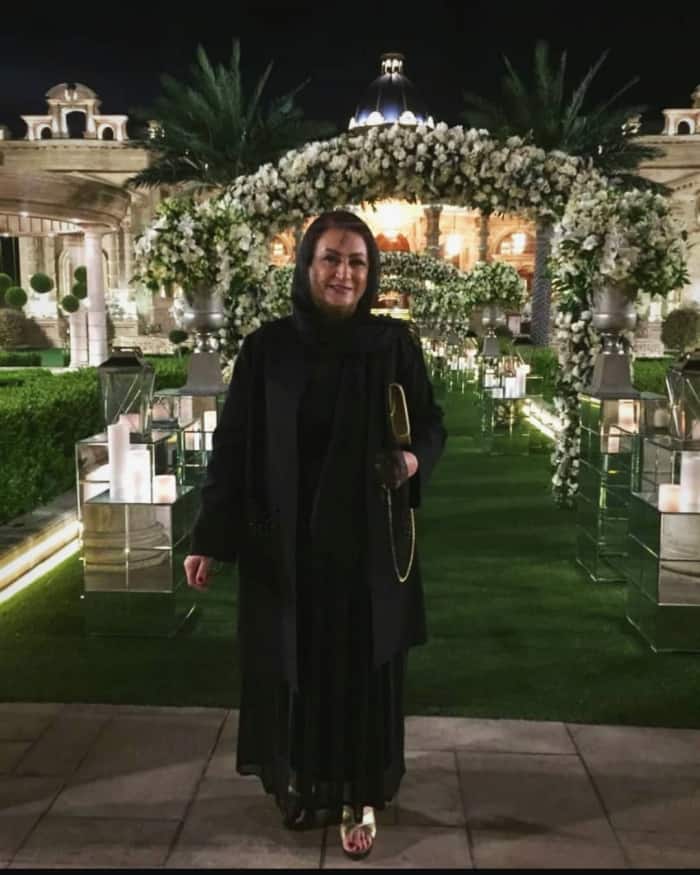 لباس اشرافی مریم امیرجلالی در عروسی باغ سرا 