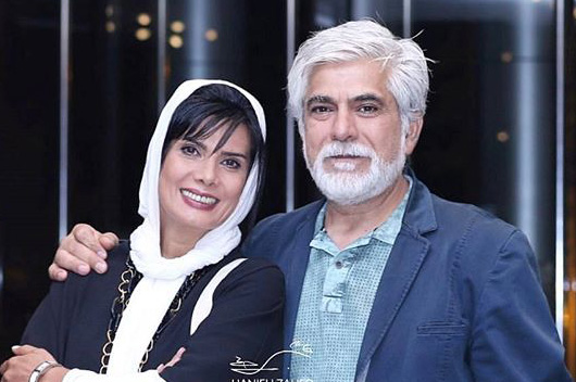 قابی بی‌نظیر از زوج معروف سینمای ایران در خانه 