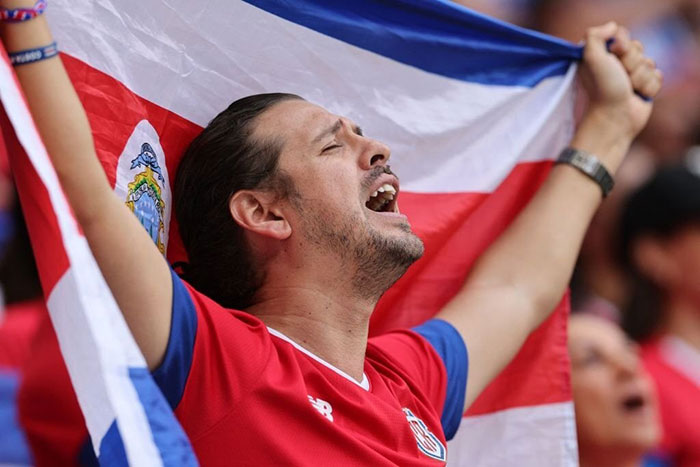 تصاویری از هواداران تیم کاستاریکا در جام جهانی