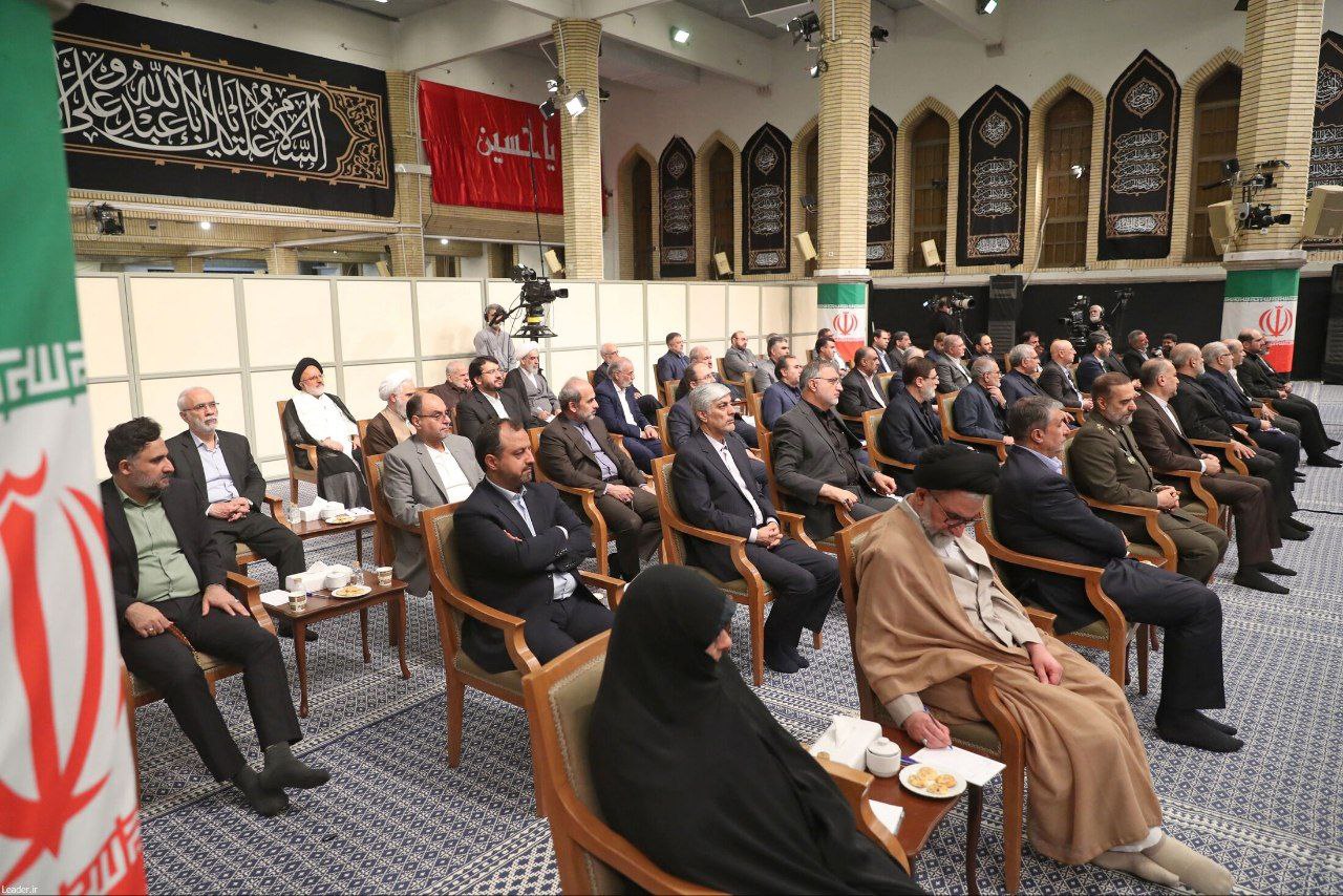 عکسی از جلسه امروز بیت رهبری که پربازدید شد