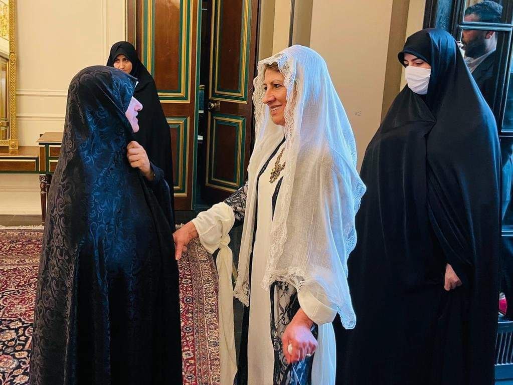 دیدار همسران رؤسای جمهور ایران و عراق 