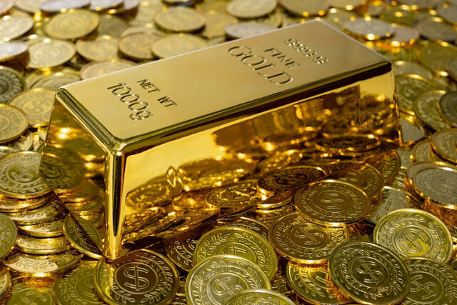 صعود قیمت طلا و کاهش شاخص دلار
