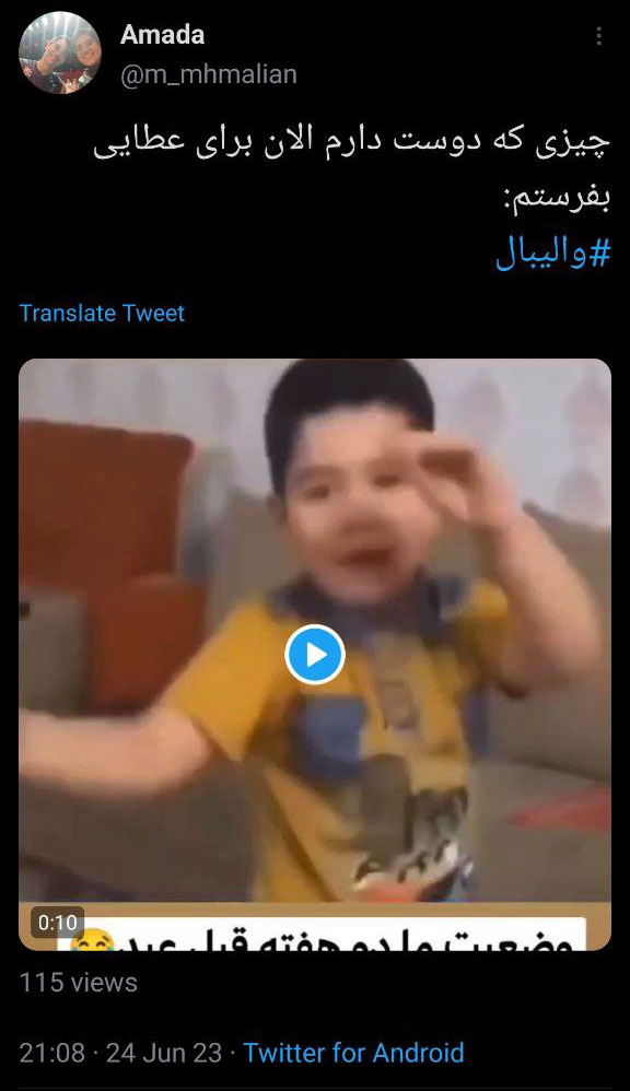 شما اگر اعتماد به نفس این آقا رو داشتی با چنگال، داعش رو می‌کُشتی!