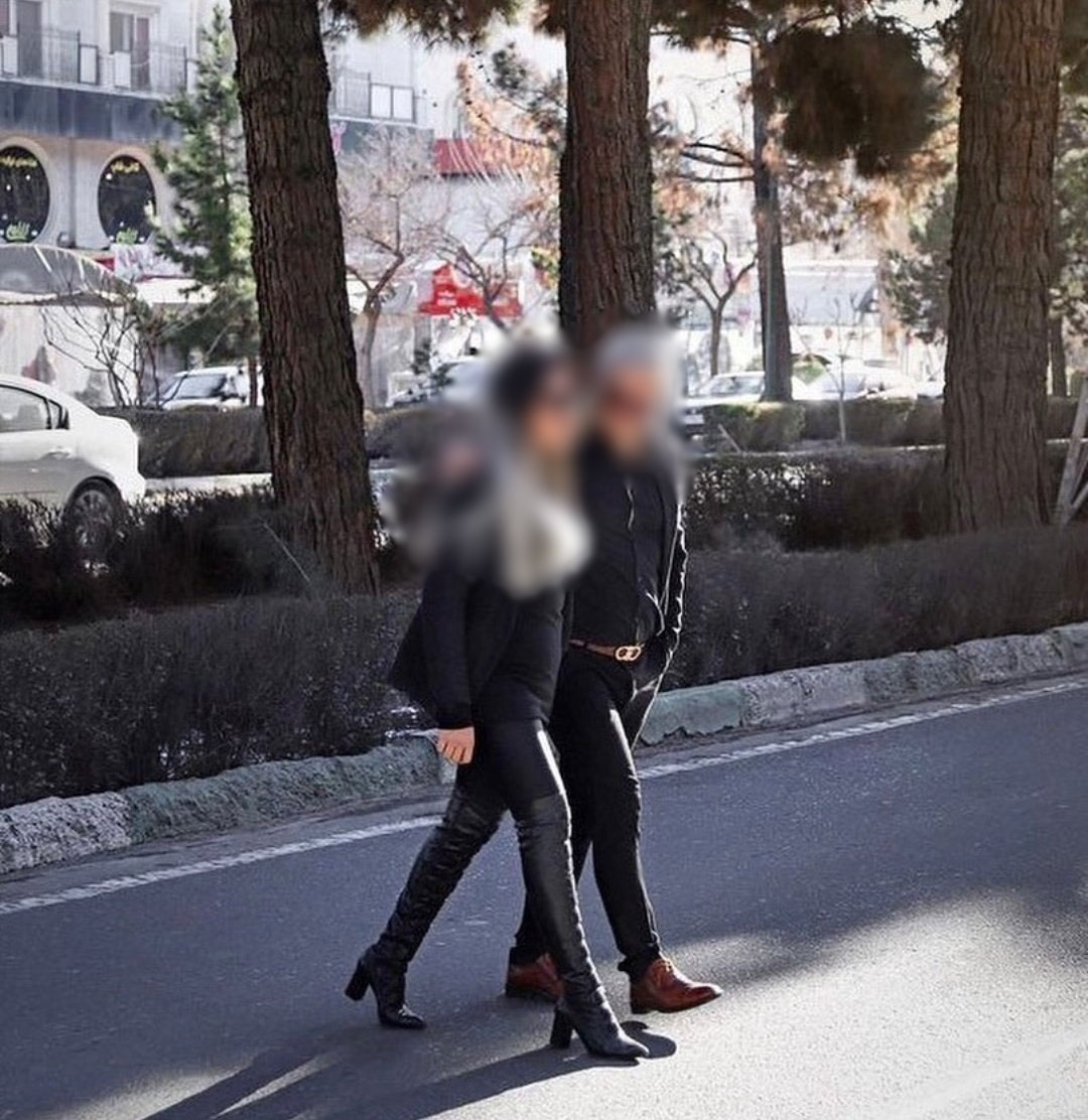 عکس منتشر شده از یک زن و شوهر ایرانی در خیابان جنجالی شد