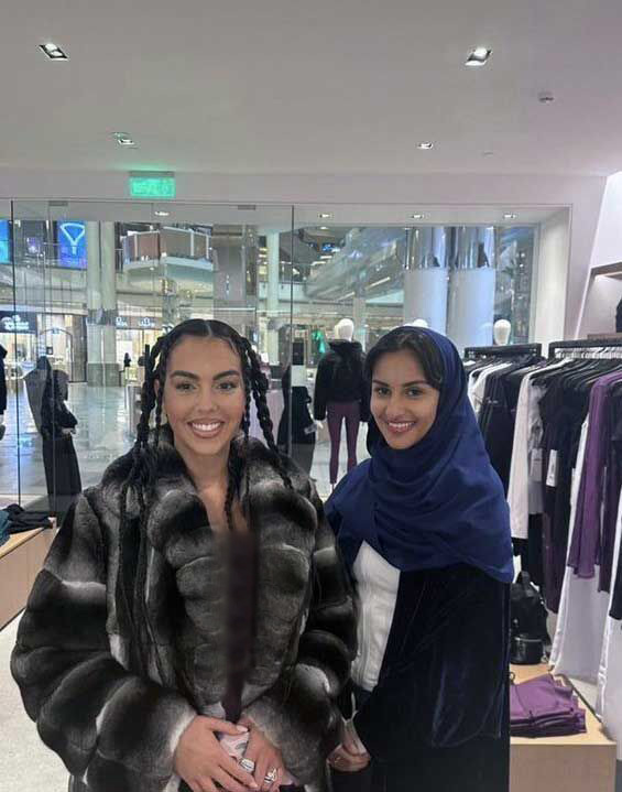 دیدار خبرساز جورجینا با پرنسس آل سعود