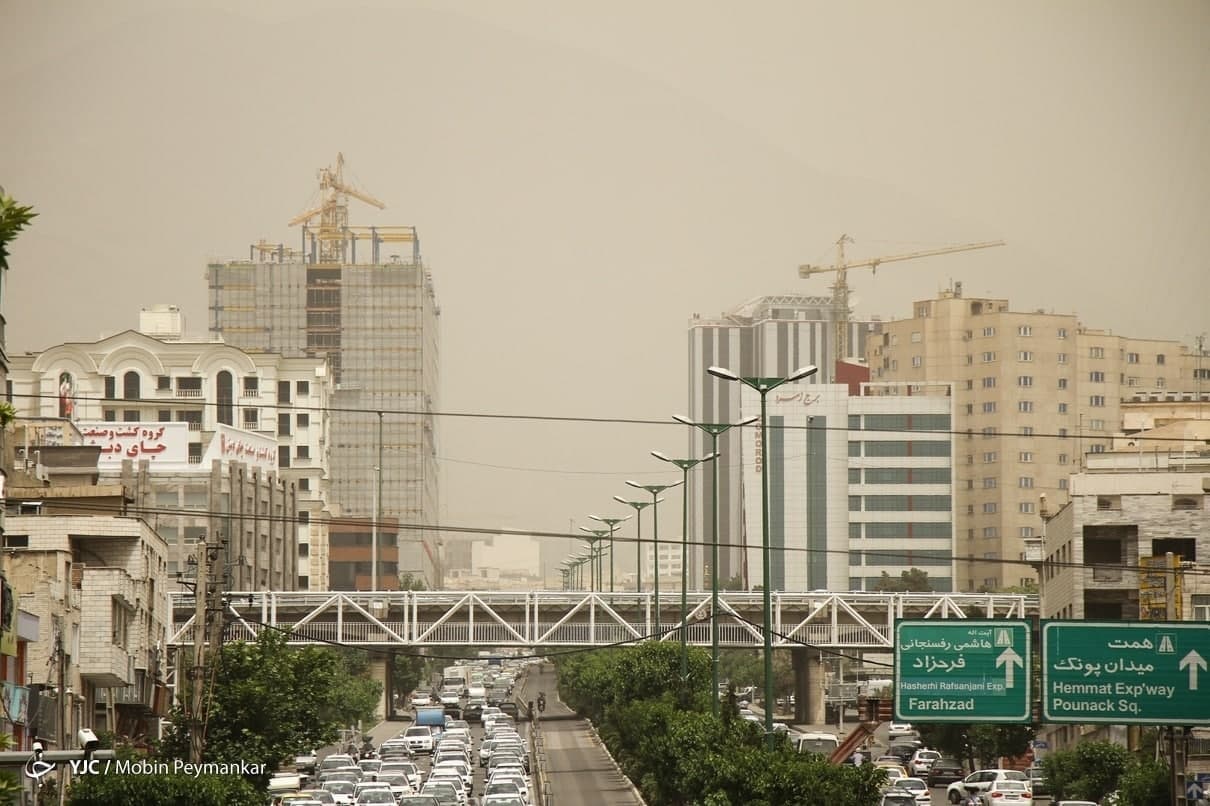 تصاویر وحشتناک و آخرالزمانی از تهران