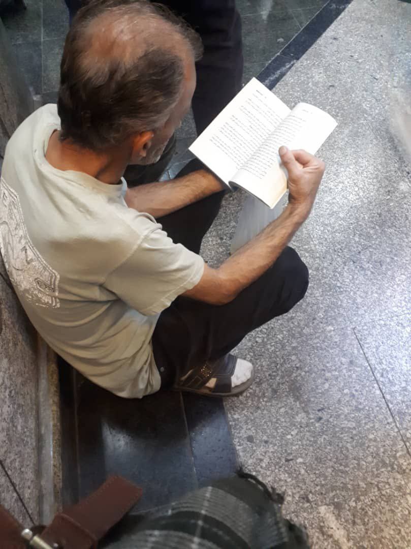 این مرد، ویژه‌ترین مسافر متروی تهران است