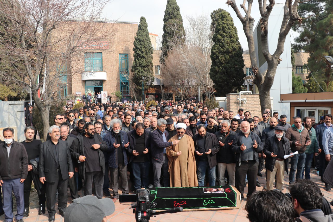 تصاویری از مراسم تشییع شهرام عبدلی در تهران