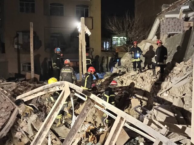 انفجار هولناک ۴ ساختمان در تبریز 