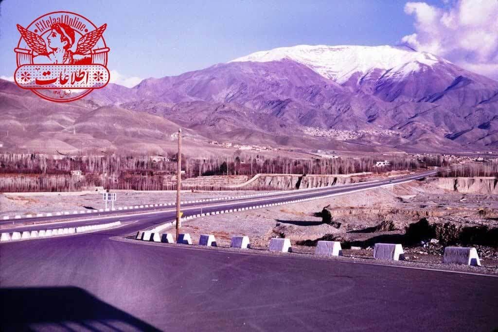 آزادراه تهران-کرج محدوده پل فردیس، ۵۴ سال قبل!