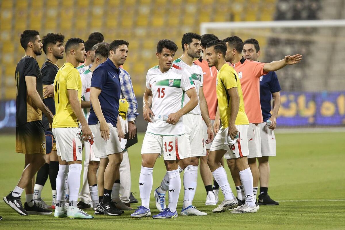 تصویری تلخ از وضعیت تیم ملی در دیدار با الجزایر