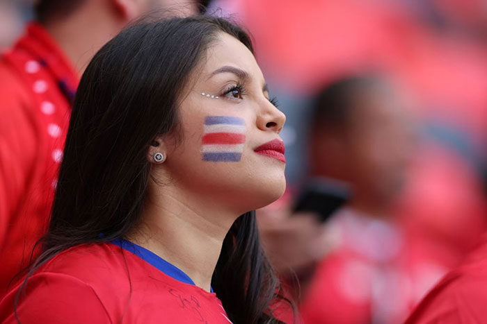 تصاویری از هواداران تیم کاستاریکا در جام جهانی