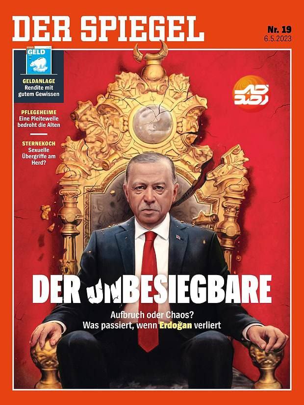 تصویر جنجالی اردوغان روى جلد مجله اشپیگل