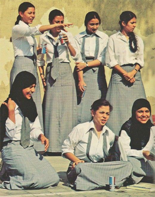 عکسی جالب از یک مدرسه دخترانه در شهر جده