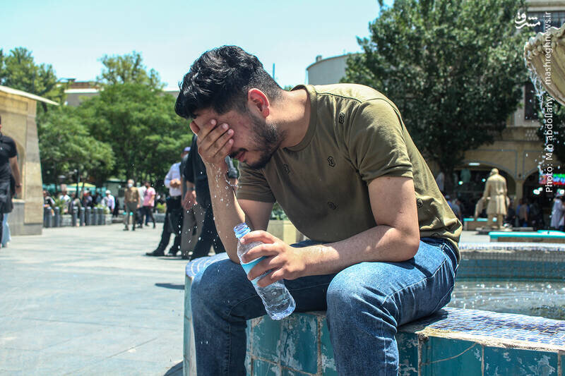 تصاویری از وضعیت مردم تهران در تابستان داغ 