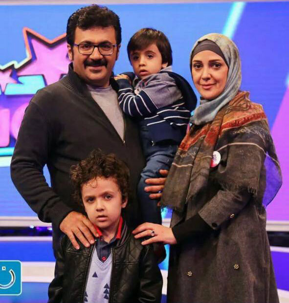 آخرین عکس شهرام عبدلی در کنار همسر و فرزندانش