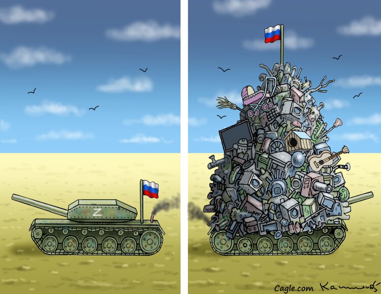 ارتش روسیه قبل و بعد از حمله به اوکراین!