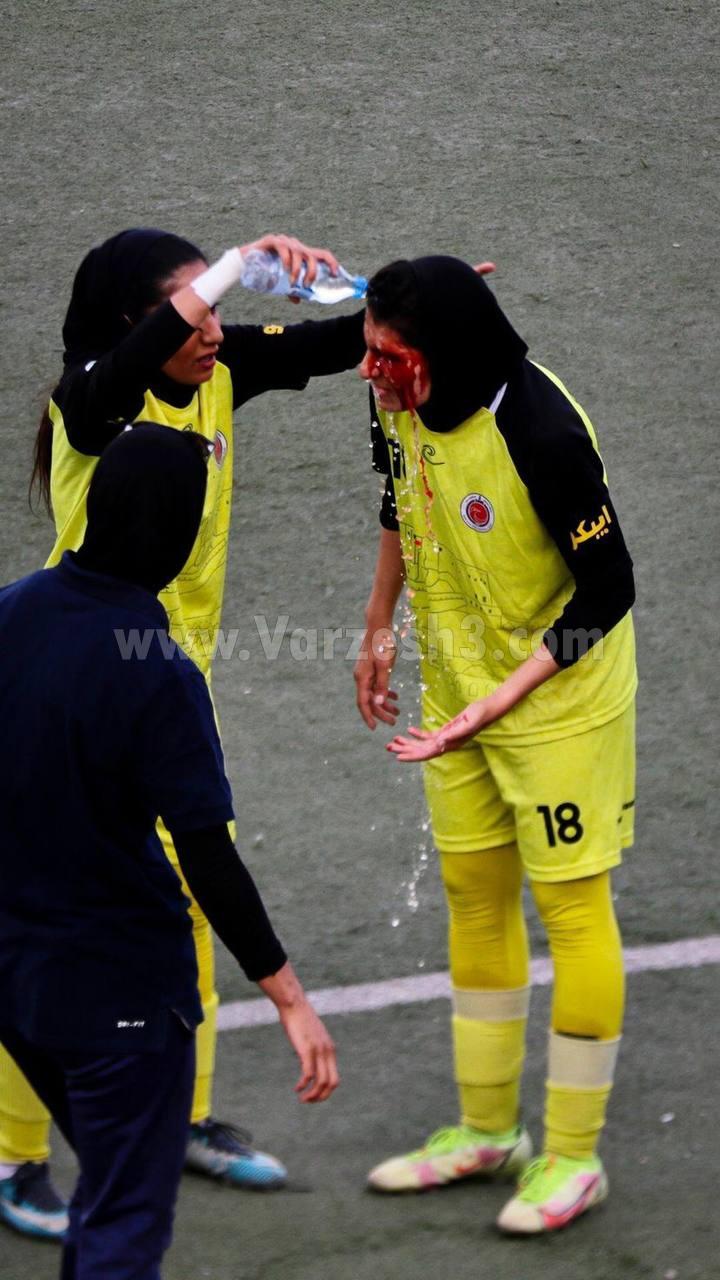 یک فریم باورنکردنی از فوتبال زنان ایران!