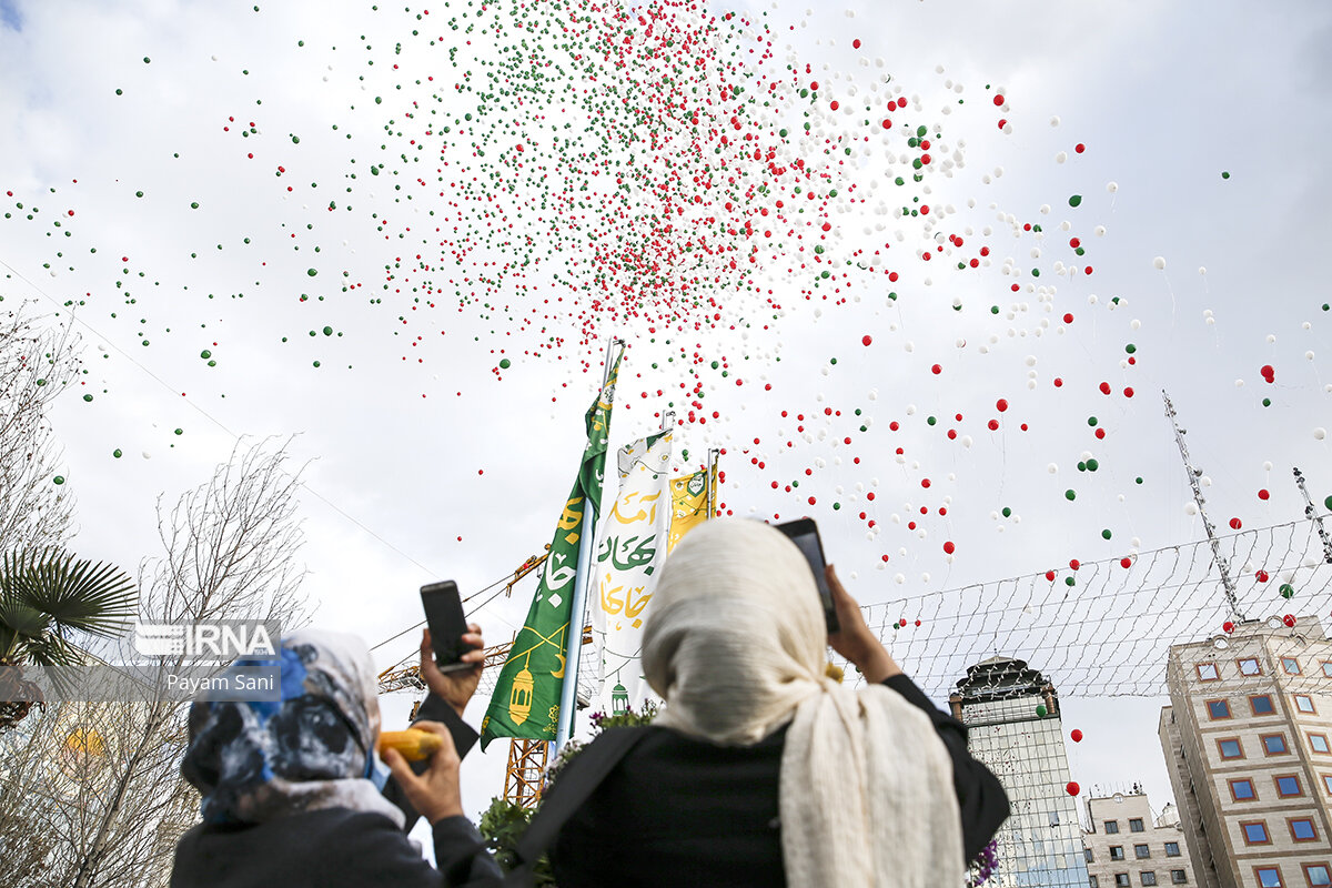 تصاویری از مراسم ویژه استقبال از نوروز در تهران 