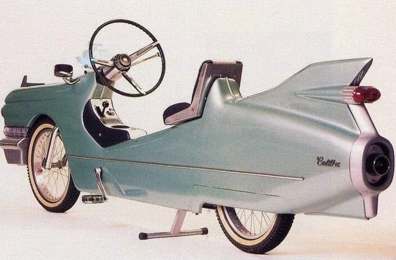  شمایل دیدنی یک موتورسیکلت در دهه 50