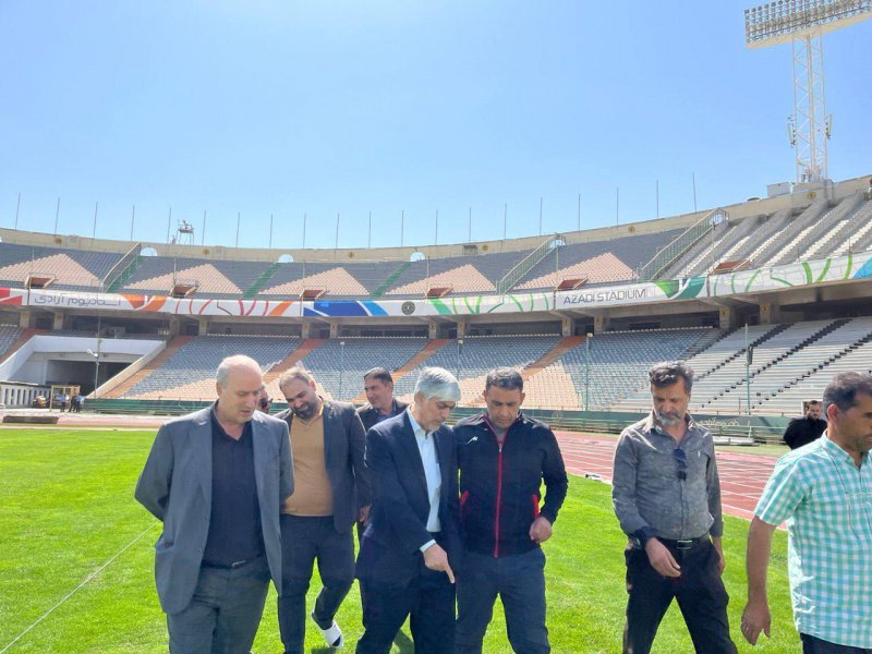 استادیوم تهران از روی دست چین ساخته می‌شود