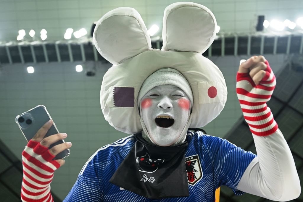 تصاویری جالب از هواداران کرواسی و ژاپن 