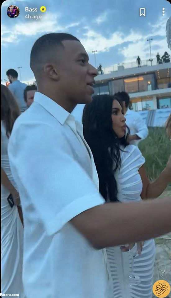 کیلیان امباپه کنار کیم کارداشیان دیده شد