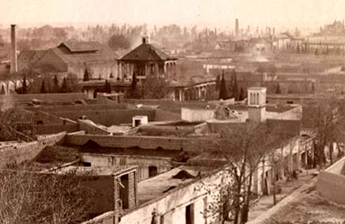 عکسی از منظره سحرانگیزِ تهران در عهد قاجار