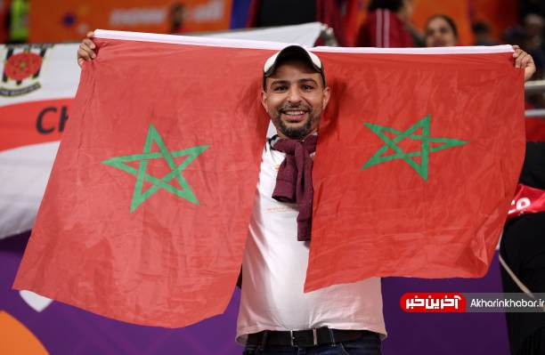 تصاویری جالب از هواداران مراکش و کرواسی