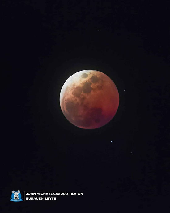 دیدنی‌ترین تصاویر از پدیده ماه خونی ۲۰۲۲