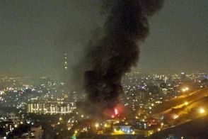 ویدئویی دیگر از حادثه آتش‌سوزی در زندان اوین