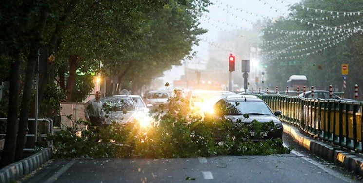 پیش‌بینی هواشناسی از وقوع تندباد در تهران