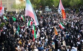 عکس‌های فراگیر از تجمع مخالفان بی‌حجابی