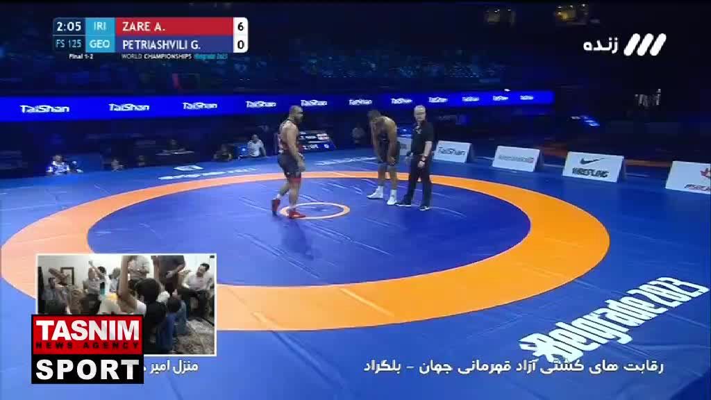 حرکت زشت حریف زارع بعد از باخت به او