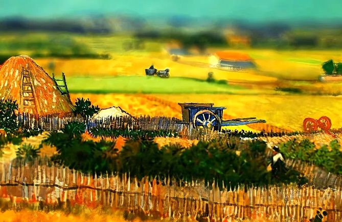 بازسازی جذاب شاهکارهای ونسان ون گوگ