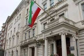 تصاویری از حمله دیروز به سفارت ایران در لندن