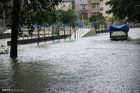 تصاویری از بارش شدید باران در شهر دهلران
