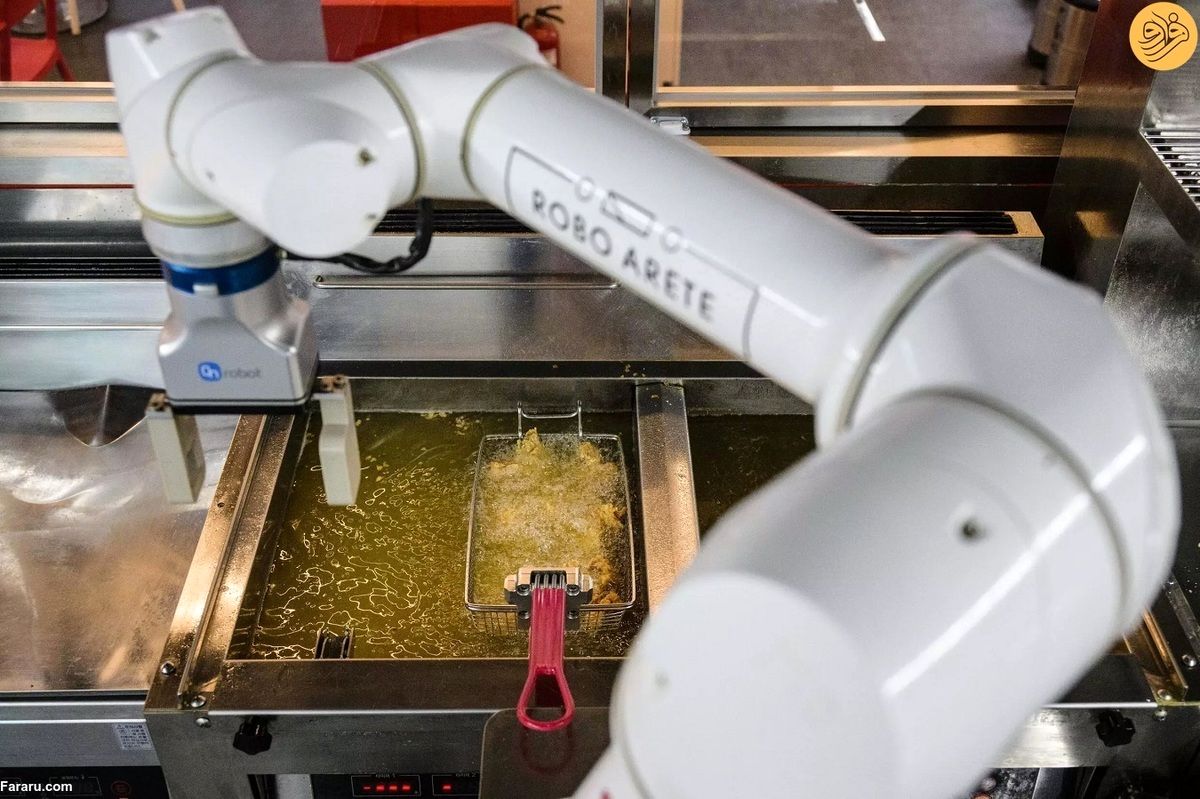 این ربات در هر دو ساعت ۱۰۰ مرغ سرخ می‌کند!