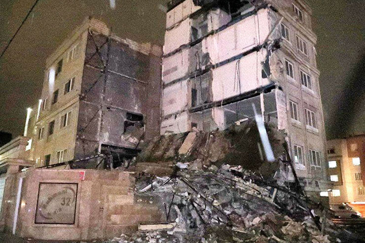 ویدئویی از انفجار هولناک یک ساختمان در ارومیه