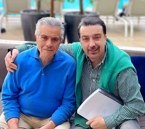 قابی جدید از استاد بهروز وثوقی و مجری معروف