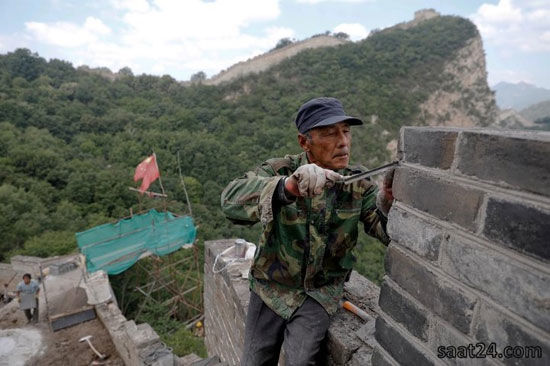 بازسازی دیوار چین