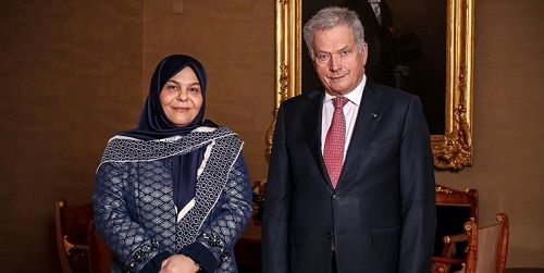 استوارنامه سفیر ایران، تقدیم رئیس‌جمهوریِ فنلاند شد