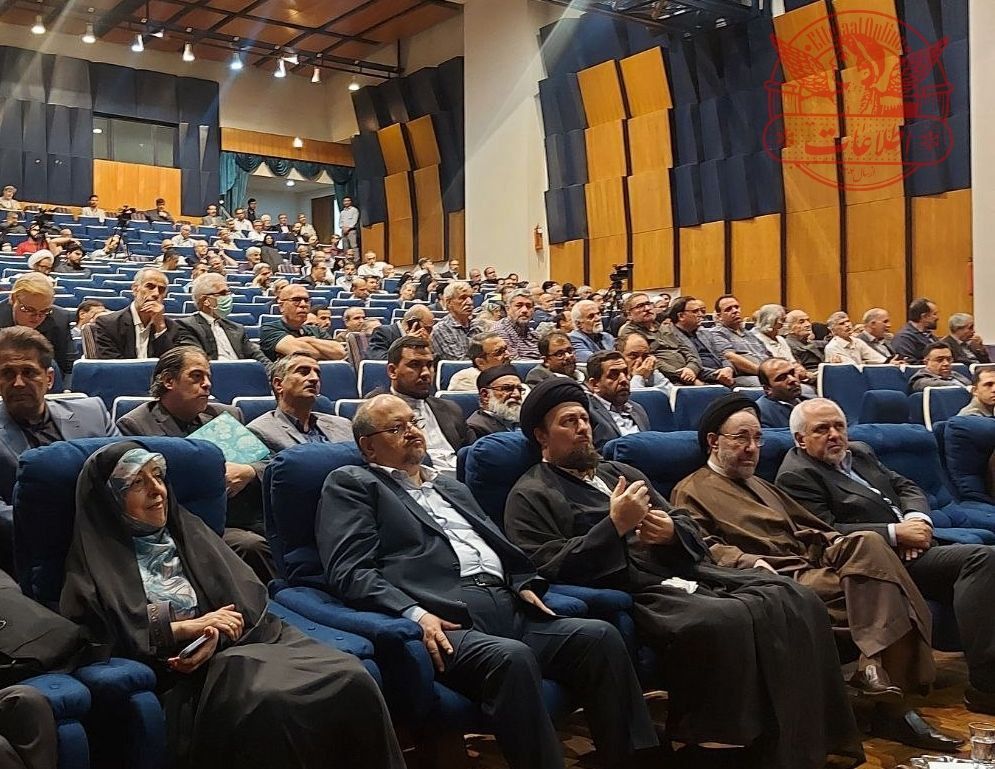 عکسی که از خاتمی و حداد عادل وایرال شد